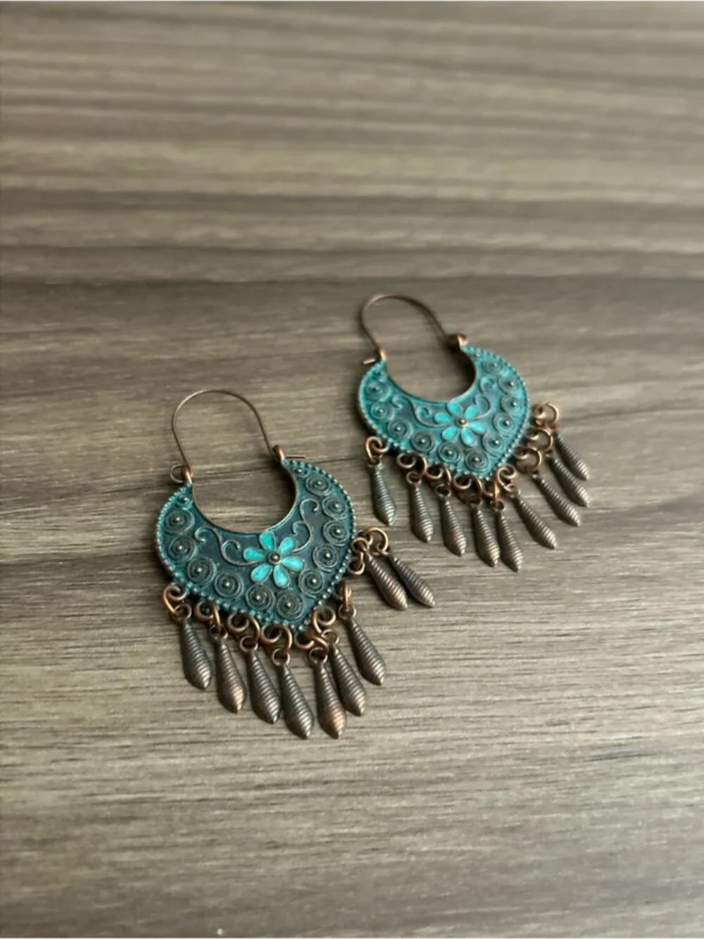 Boho hoop earrings Q1315